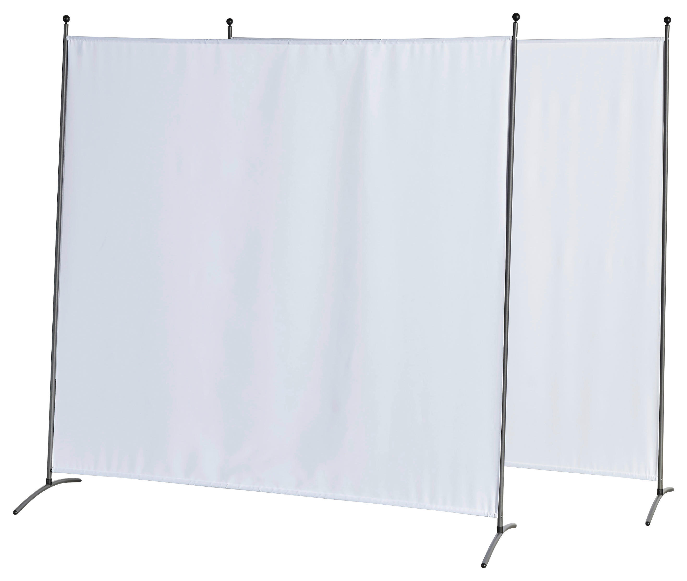 Grasekamp Doppelpack Stellwand weiß Polyester-Mischgewebe B/H: ca. 180x180 cm Doppelpack_Stellwand_180x180cm - weiß (180,00/180,00cm)