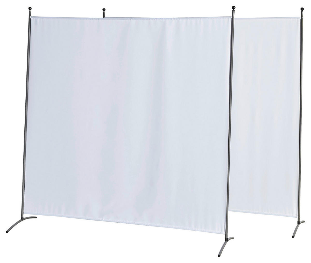 Grasekamp Doppelpack Stellwand weiß Polyester-Mischgewebe B/H: ca. 180x180 cm Doppelpack_Stellwand_180x180cm - weiß (180,00/180,00cm) - Grasekamp