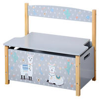Kesper Kinder-Sitzbank Alpaka grau B/H/L: ca. 60x56x34,5 cm Alpaka - grau (34,50/60,00/56,00cm) - Kesper