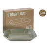 CreaTable Servierset Streat Box grün Steinzeug B/T: ca. 17x22 cm Streat Box - grün (17,00/22,00cm) - CreaTable