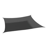 PLATINUM Sonnensegel Coolfit schwarz Polyethylen B/H/L: ca. 360x1x360 cm Coolfit - schwarz (360,00/360,00/1,00cm) - PLATINUM