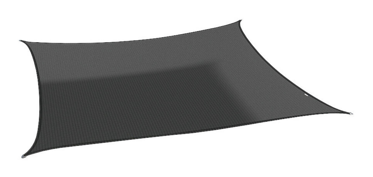 PLATINUM Sonnensegel Coolfit schwarz Polyethylen B/H/L: ca. 360x1x360 cm Coolfit - schwarz (360,00/360,00/1,00cm) - PLATINUM