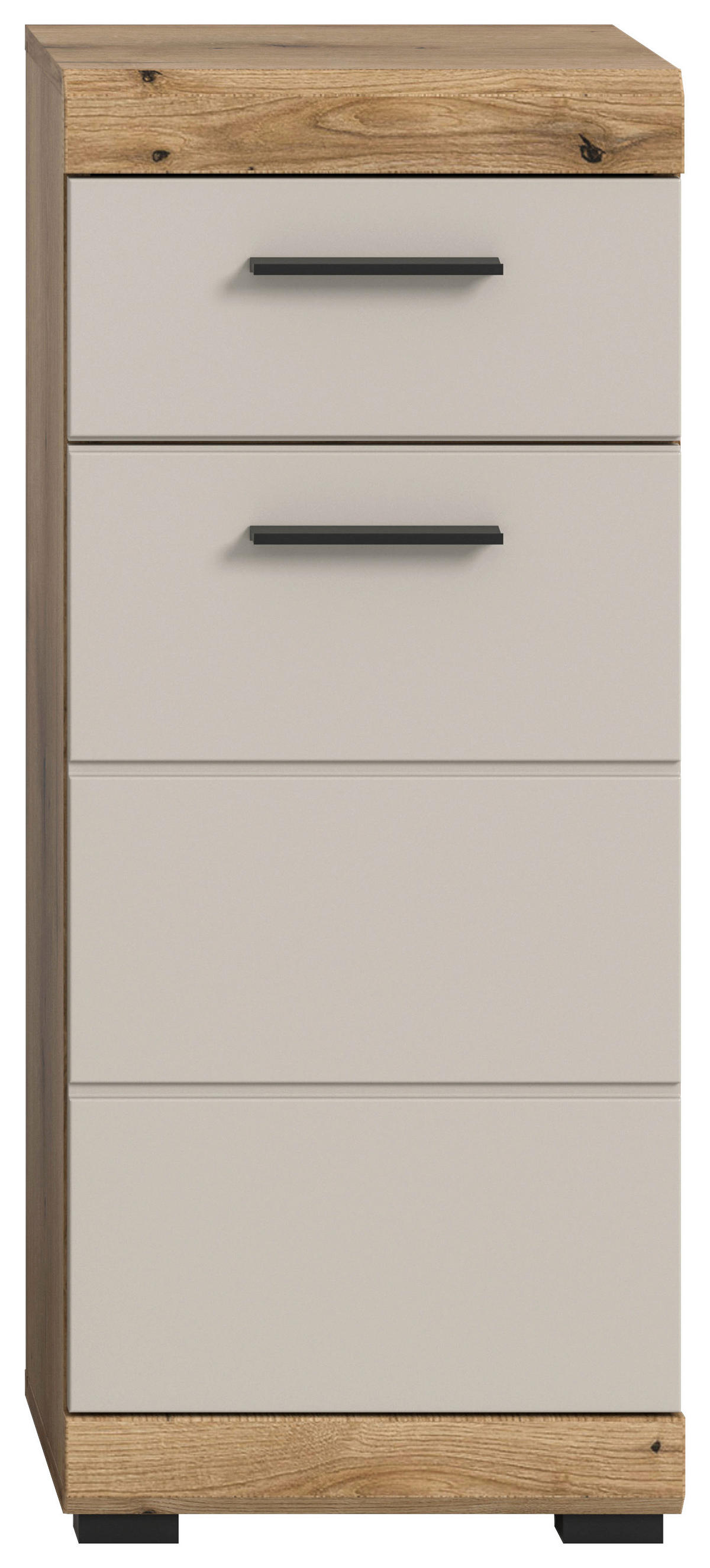 Badhochschrank Scout Evoke Oak Nachbildung Kaschmirgrau Nachbildung B/H/T: ca. 37x88x31 cm Scout - Kaschmirgrau (37,00/88,00/31,00cm) - xonox.home