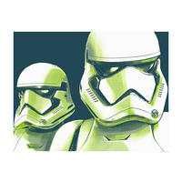 Komar Poster Star Wars Faces Stormtrooper Star Wars B/L: ca. 50x40 cm Star Wars Faces Stormtrooper - (50,00/40,00cm) - Komar