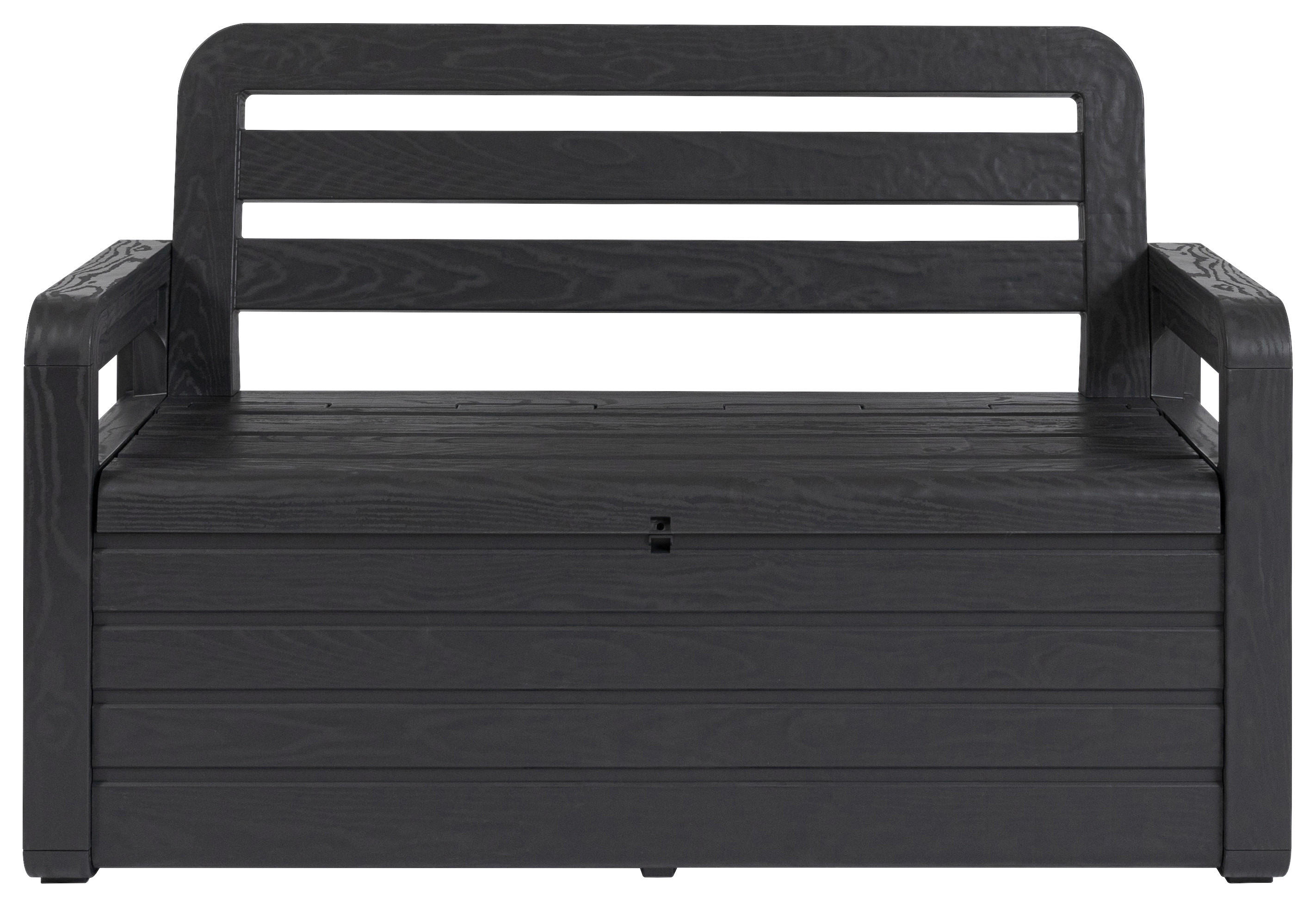 Toomax Gartenbank Foreverspring schwarz Kunststoff B/H/L: ca. 58x89x133 cm Foreverspring - schwarz (133,00/58,00/89,00cm) - Toomax