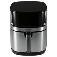 Rachs KOCHWERK Heißluftfritteuse Heißluftfritteuse 7,5l - schwarz/silber (29,00/37,00/35,00cm) - Rachs KOCHWERK