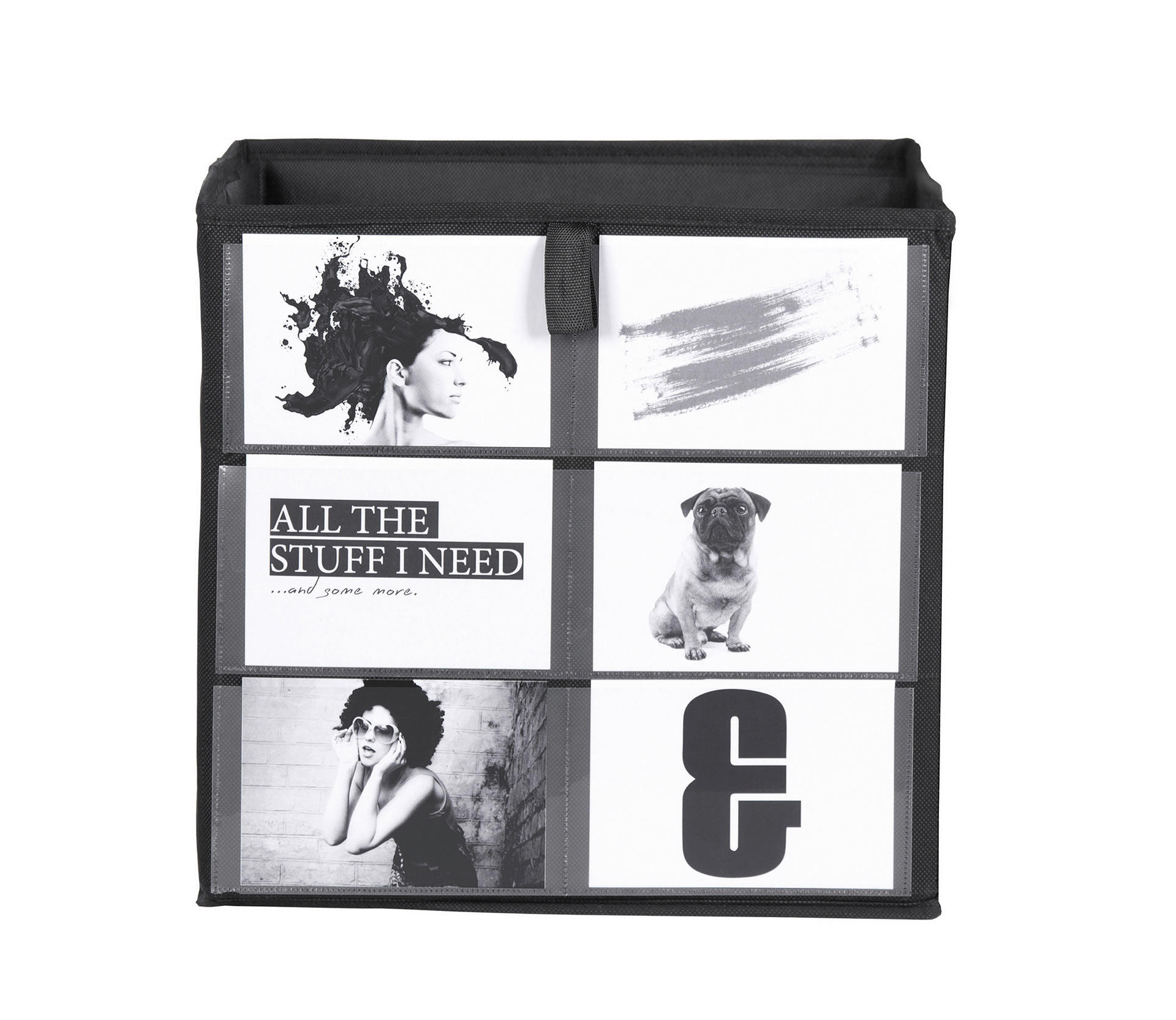 Fotobox anthrazit B/H/T: ca. 32x32x32 cm Fotobox_1 - anthrazit (32,00/32,00/32,00cm)