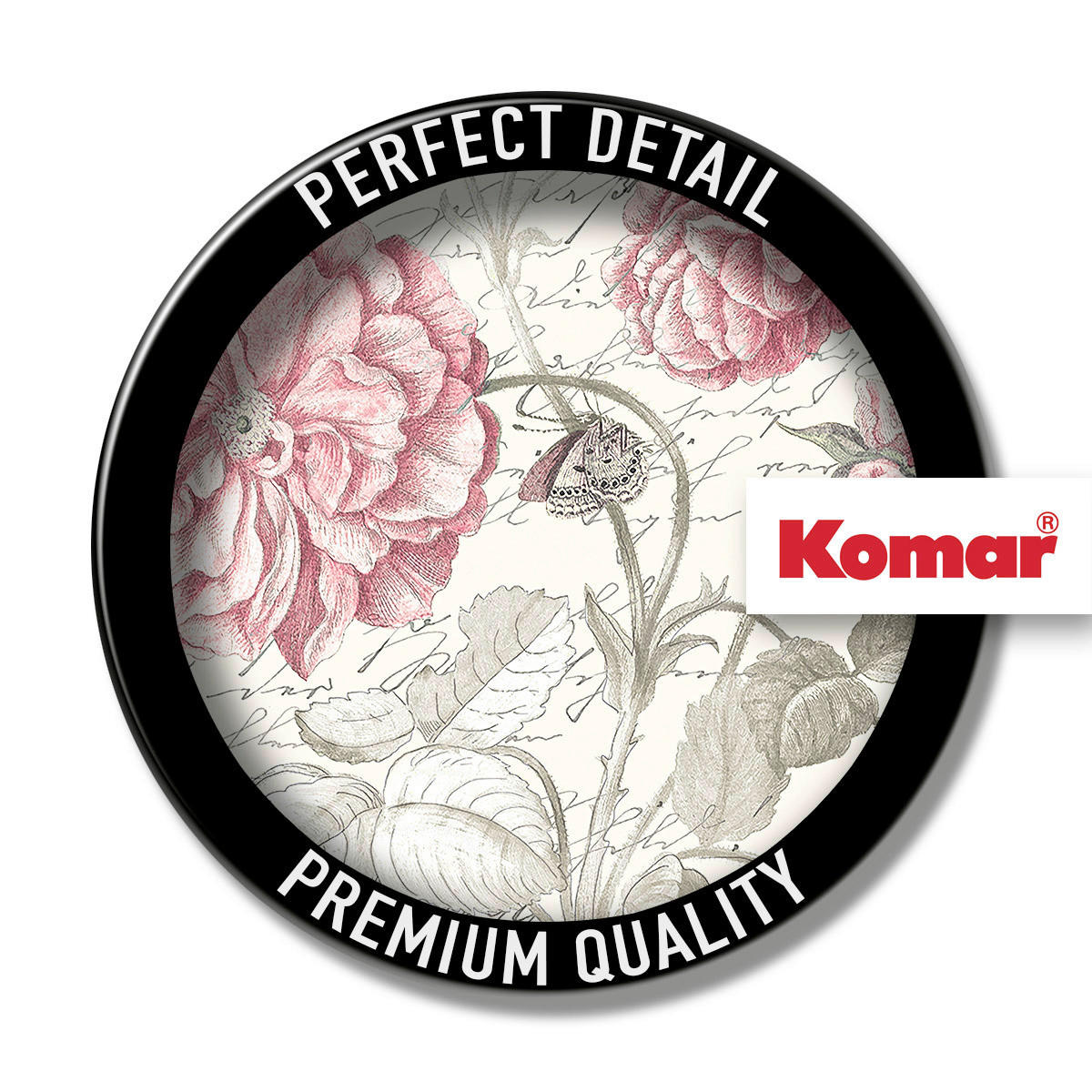 Komar Poster Poème Rose Rosen B/L: ca. 30x40 cm Poème Rose - (30,00/40,00cm) - Komar