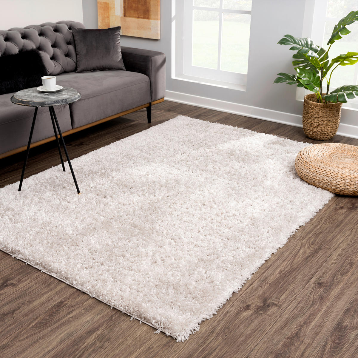 Sanat Teppich Porto hellgrau B/L: ca. 120x170 cm Porto - hellgrau (120,00/170,00cm) - Sanat