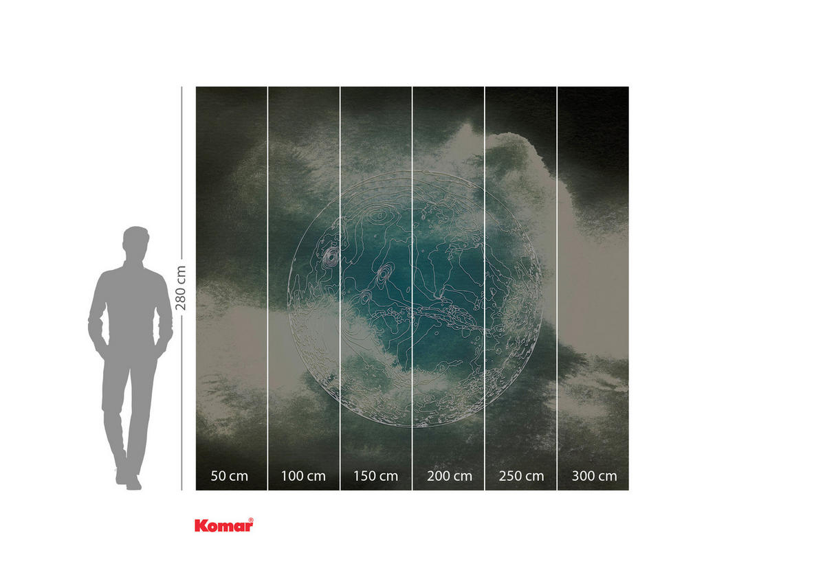 Komar Fototapete Surreal Planet B/L: ca. 300x280 cm Surreal Planet - (300,00/280,00cm) - Komar
