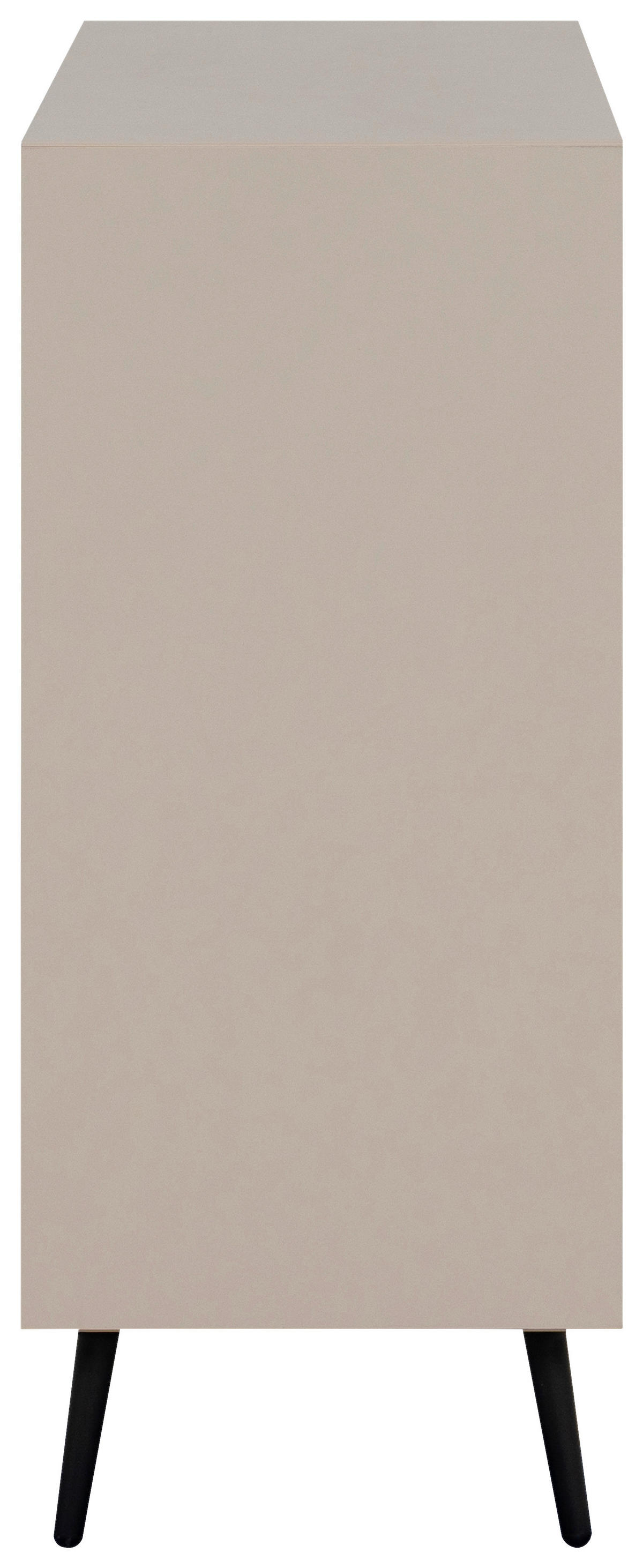 Kommode Arona sand schwarz B/H/T: ca. 90x90x38 cm Arona - sand/schwarz (90,00/90,00/38,00cm)