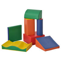 HOMCOM Kinder Softbausteine 7-tlg. B/H/L: ca. 40x60x11 cm Kinder-Softplay-Set - bunt (11,00/40,00/60,00cm) - HOMCOM