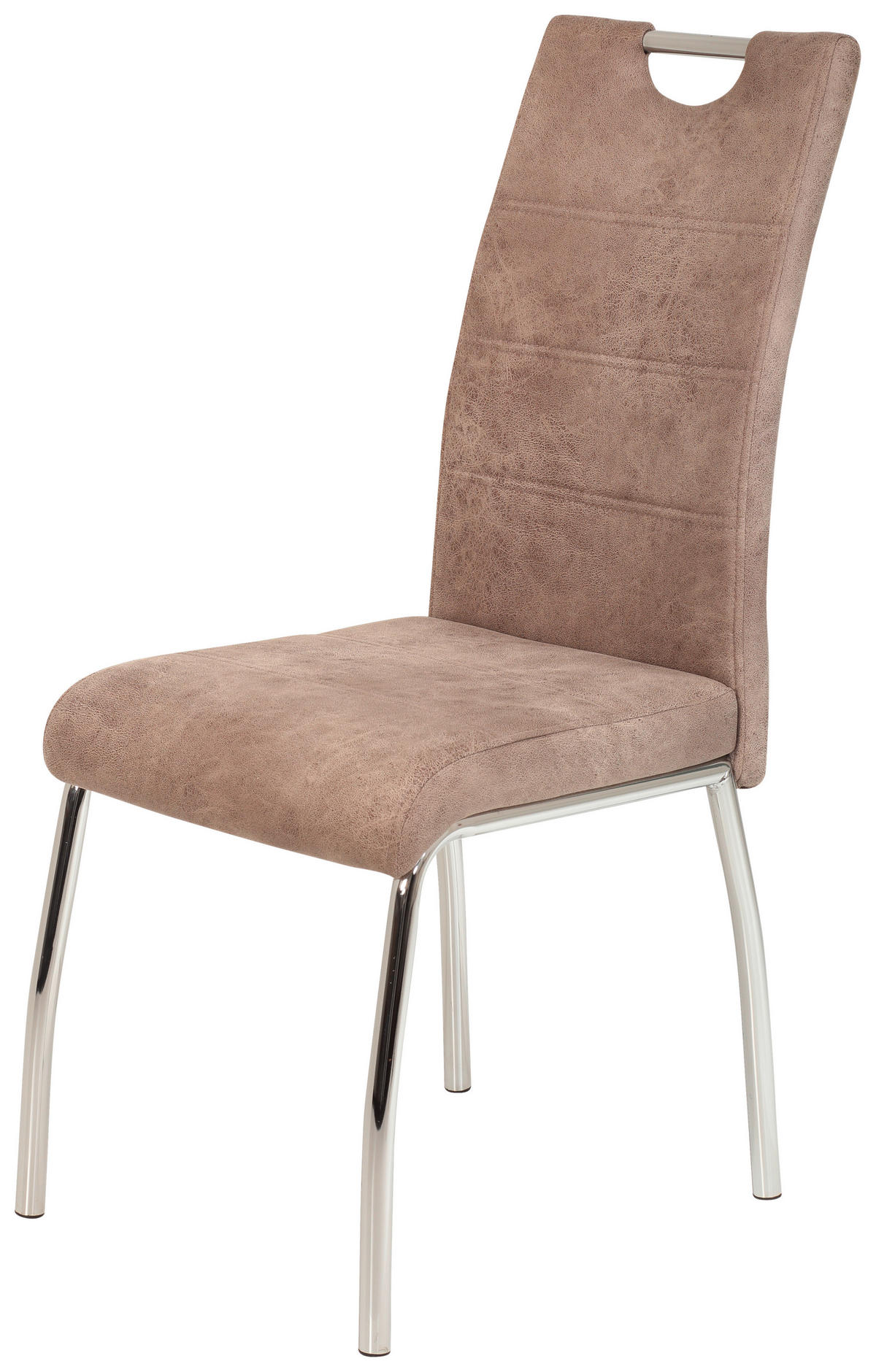 Stuhl Susi 2er Set beige Vintage Microfaser B/H/T: ca. 44x98x61 cm Susi 2er Set - beige (44,00/98,00/61,00cm) - Hela