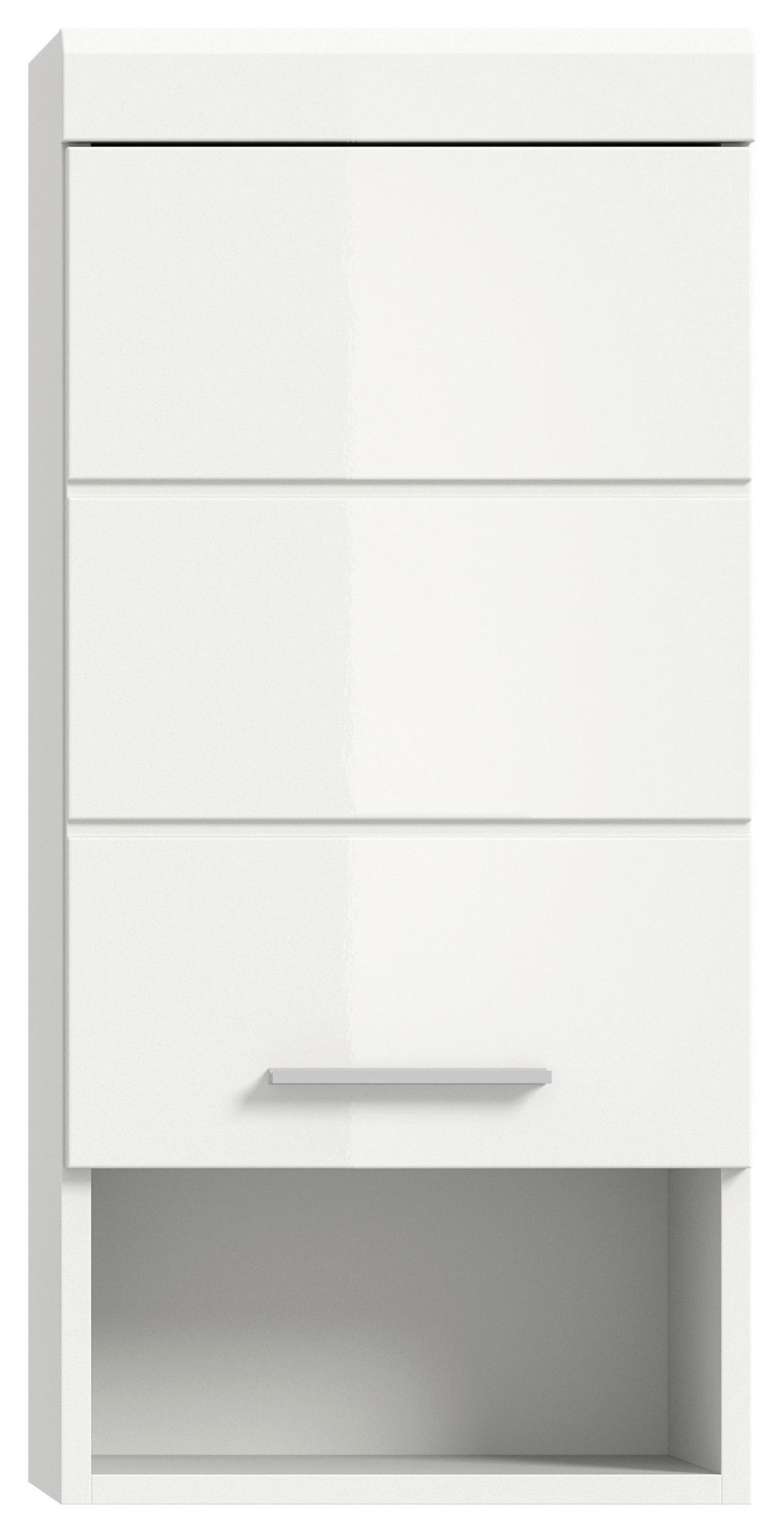 Badhängeschrank Scout weiß weiß Hochglanz B/H/T: ca. 37x79x24 cm Scout - weiß (37,00/79,00/24,00cm) - xonox.home