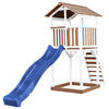 AXI Spielturm Beach Tower braun B/H/L: ca. 111x242x349 cm Beach Tower - braun/blau (349,00/111,00/242,00cm) - AXI