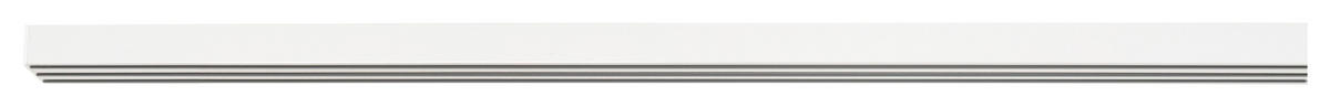 Gardinenschiene smart weiß Metall L: ca. 210 cm 3.0 Läufe smart - weiß (210,00cm) - ondeco