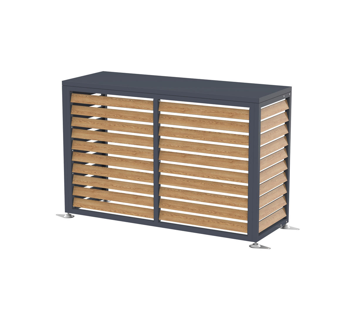 Westmann Verkleidung Wärmepumpe Boxa Holzoptik B/H/L: ca. 140x97x56 cm Boxa - Holzoptik (56,00/140,00/97,00cm) - Westmann