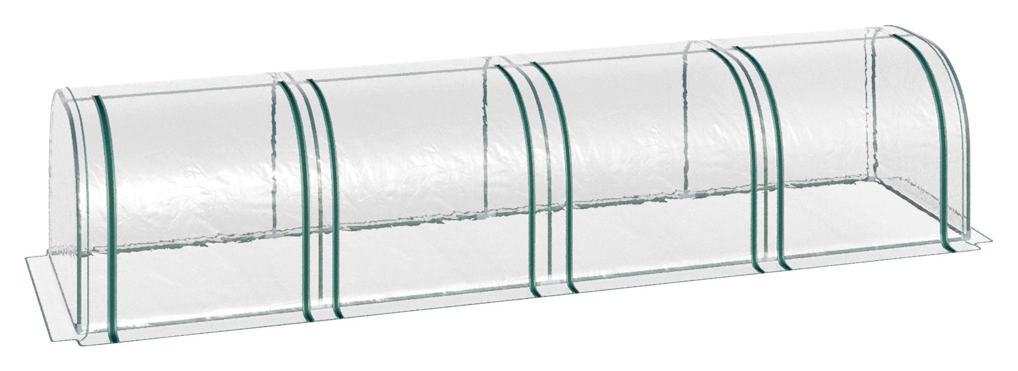 Outsunny Mini-Gewächshaus B/H/L: ca. 100x80x395 cm Mini-Gewächshaus - transparent (395,00/100,00/80,00cm) - Outsunny