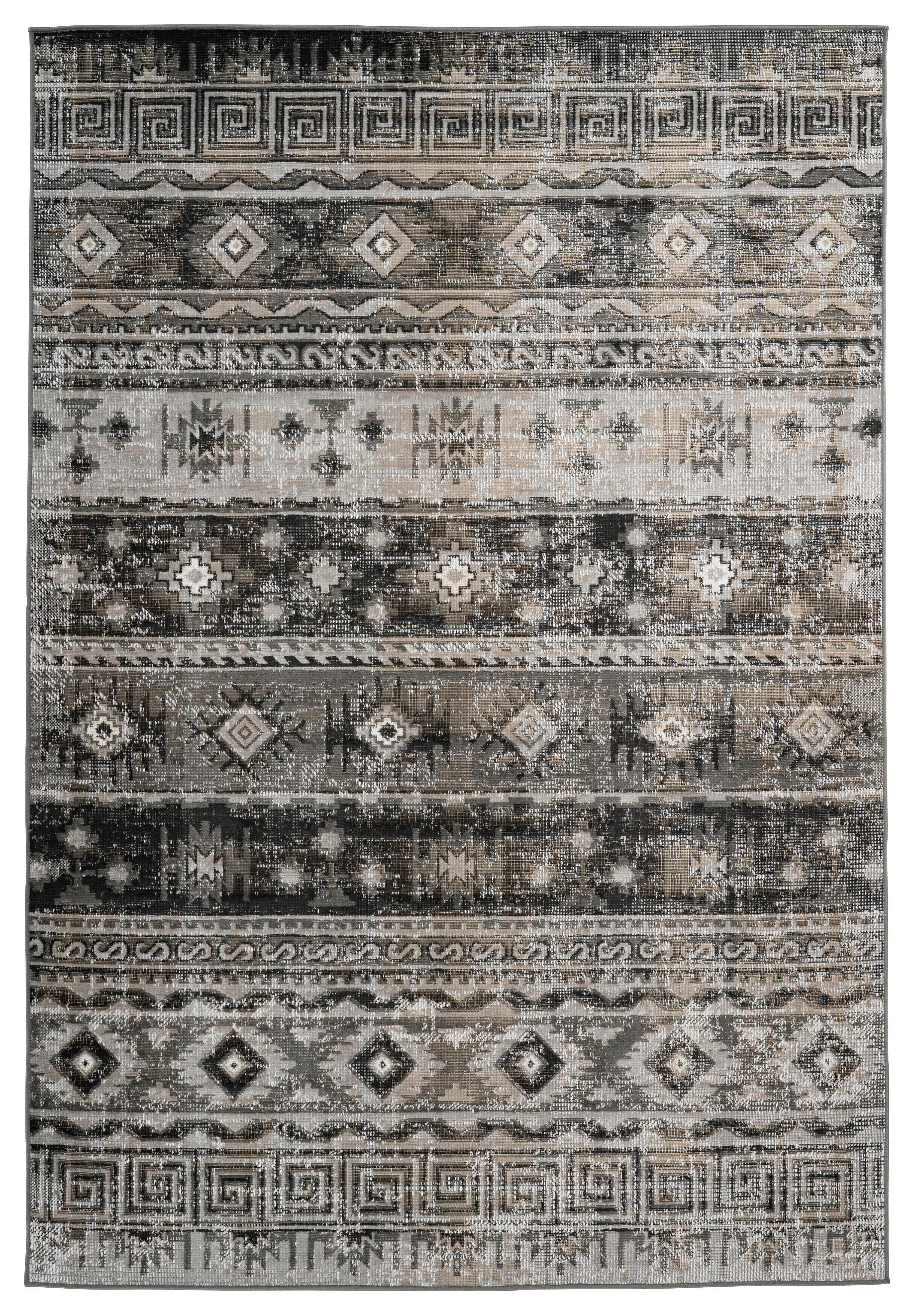 360Living Teppich Ariya grau B/L: ca. 80x150 cm Ariya - grau (80,00/150,00cm) - 360Living