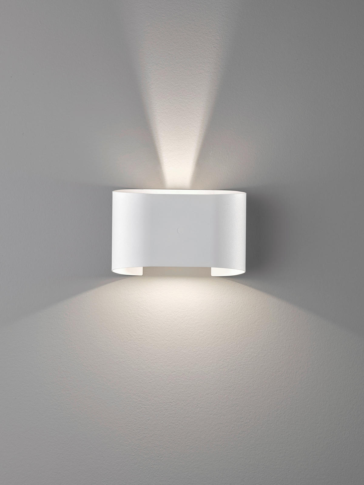 LED-Außen-Wandleuchte 30261 weiß B/H/T: ca. 18x12x10,5 cm Wall - weiß (18,00/12,00/10,50cm) - Fischer & Honsel