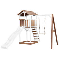 AXI Spielturm Beach Tower braun B/H/L: ca. 284x242x349 cm Beach Tower - braun/weiß (349,00/284,00/242,00cm) - AXI