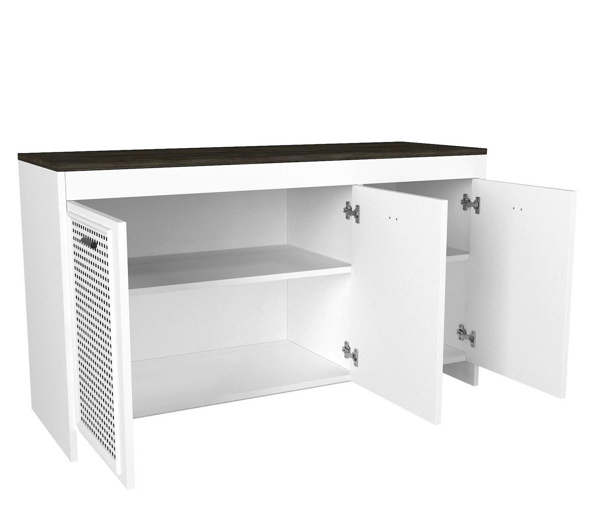 Sideboard Done weiß Rebab B/H/T: ca. 120x75x45 cm Done - Rebab/weiß (120,00/75,00/45,00cm) - moebel17