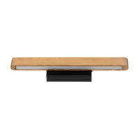 Britop Lighting Wandleuchte 25711104 Forestier schwarz kiefer Metall Kiefer B/T: ca. 40x3 cm Forestier - kiefer/schwarz (40,00/3,00cm) - Britop Lighting