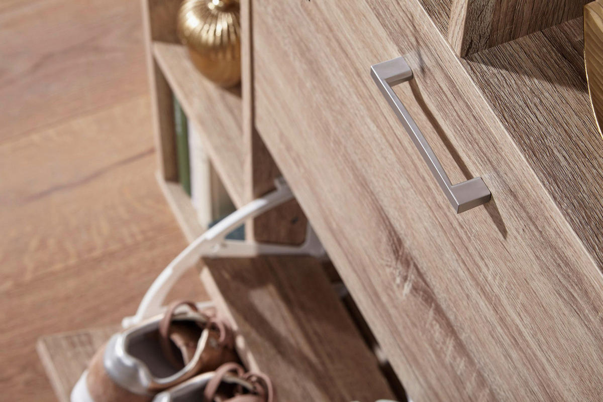 Schuhkipper Eiche Sonoma Nachbildung B/H/T: ca. 24x93x85 cm Schuhkipper - Eiche (24,00/93,00/85,00cm) - Wohnling