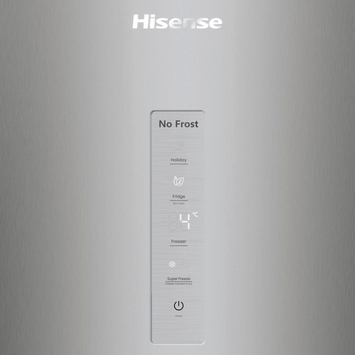 Hisense Kühl-/Gefrierkombination RM469N4ACD Silbergrau Kühl-Gefrierkombi RM469N4ACD - Silbergrau - Hisense