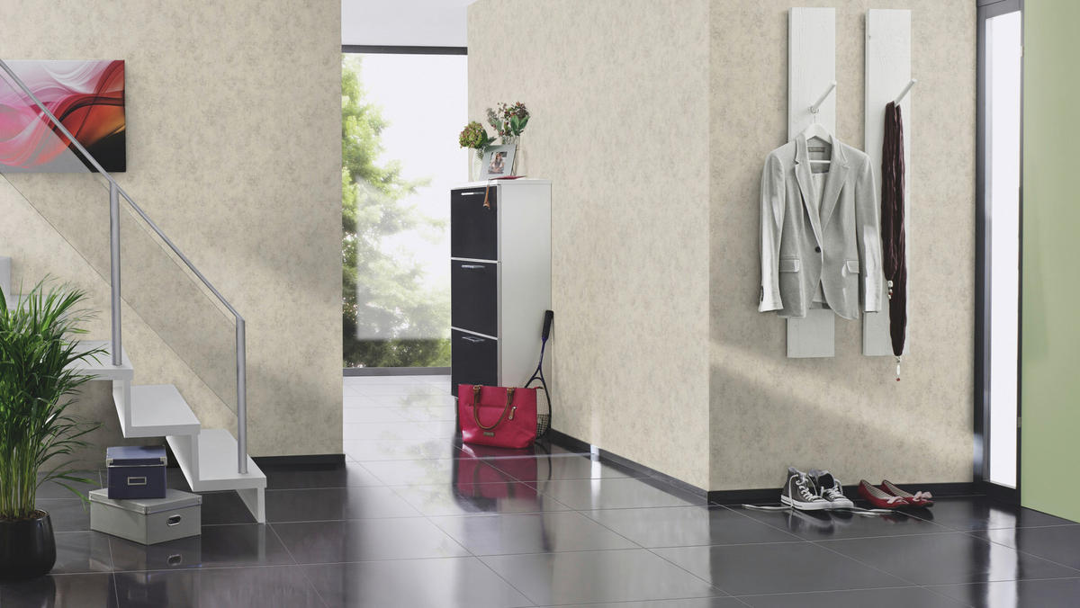 Rasch Vliestapete Schimmer beige gold B/L: ca. 53x1005 cm Vliestapete_540437 - beige/gold (53,00/1005,00cm) - Rasch