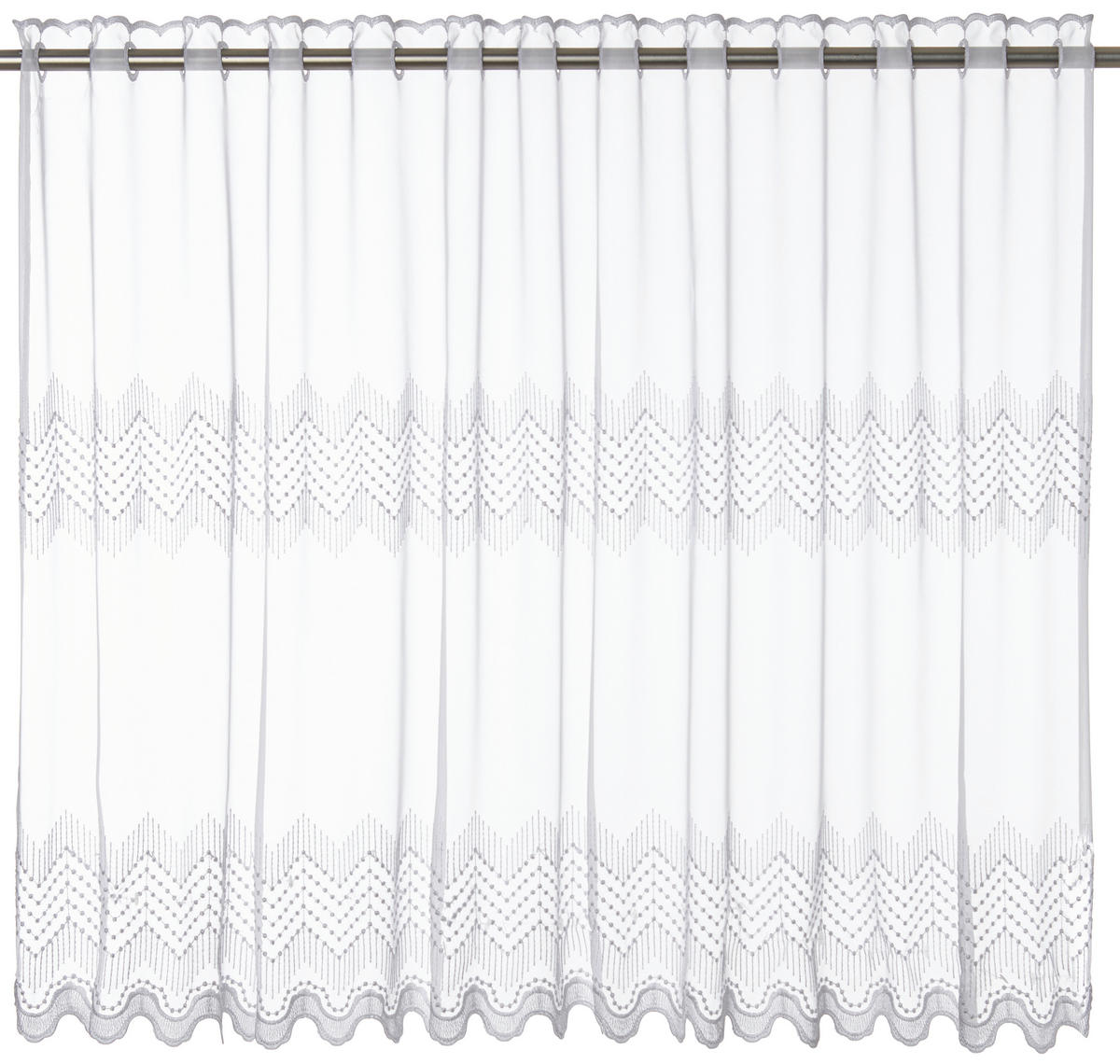 Scheibengardine Adal weiß B/L: ca. 140x75 cm Adal - weiß (140,00/75,00cm) - POCOline