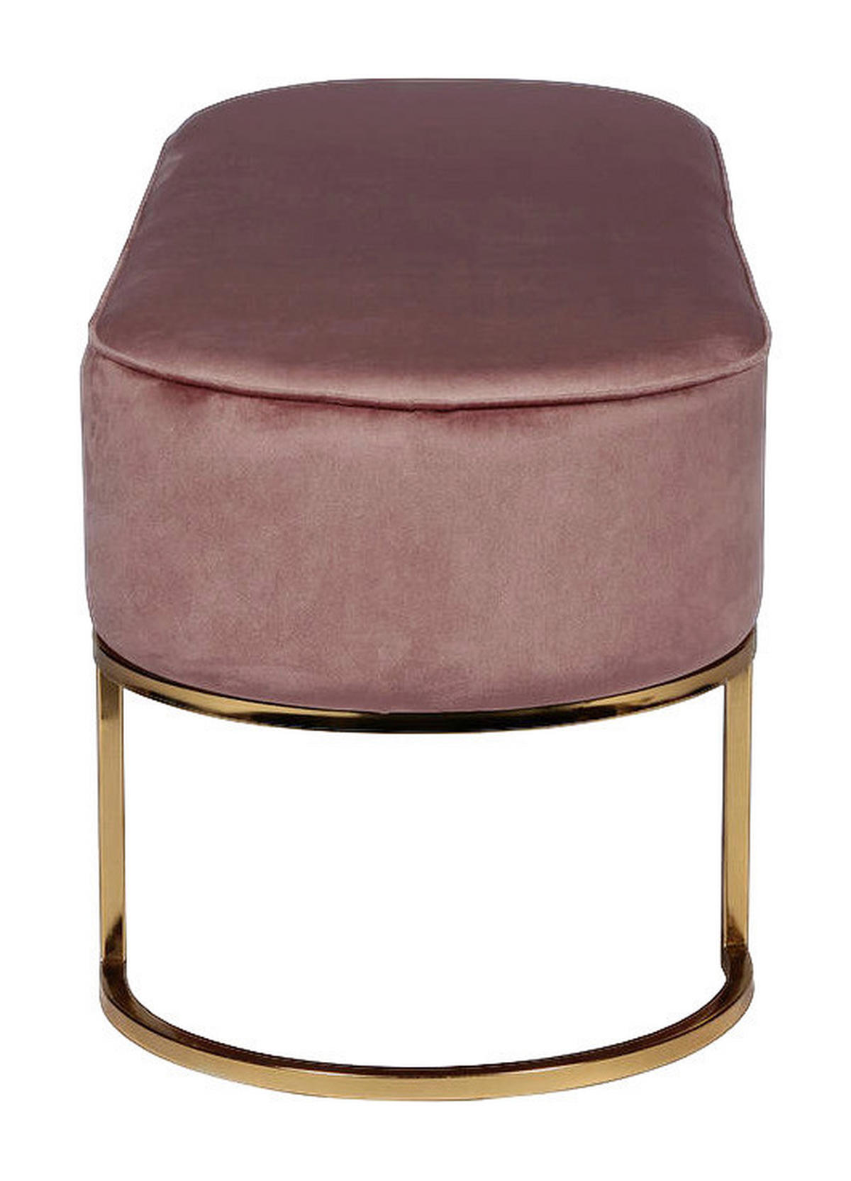 Sitzbank Pera 201 altrosa B/H/T: ca. 105x41x40 cm Pera 201 - gold/altrosa (105,00/41,00/40,00cm) - 360 Living