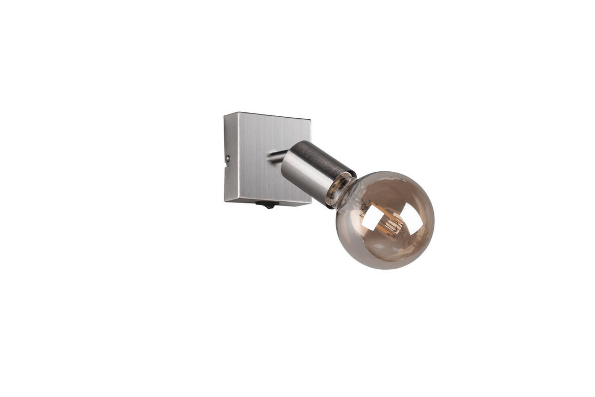 Reality Spot R80181707 Vannes nickel matt Metall B/H/T: ca. 9x11x12 cm E27 1 Brennstellen Vannes - nickel matt (9,00/11,00/12,00cm) - Reality