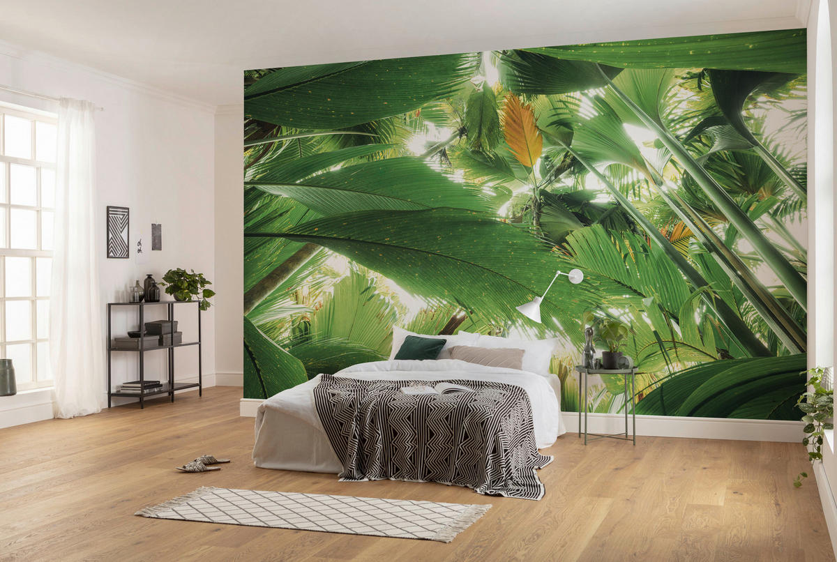 Komar Fototapete Dschungeldach II B/L: ca. 450x280 cm Dschungeldach II - (450,00/280,00cm) - Komar