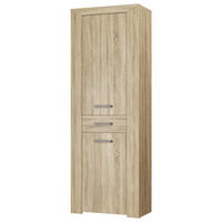 Vitrine Lorenzo Eiche Sonoma Nachbildung B/H/T: ca. 70x197x38 cm Lorenzo - Eiche (70,00/197,00/38,00cm)