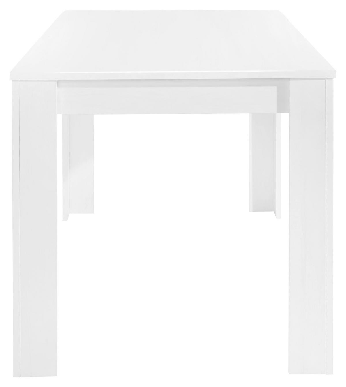Tisch NEPAL weiß B/H/T: ca. 140x75x80 cm NEPAL - weiß (140,00/75,00/80,00cm) - byLIVING
