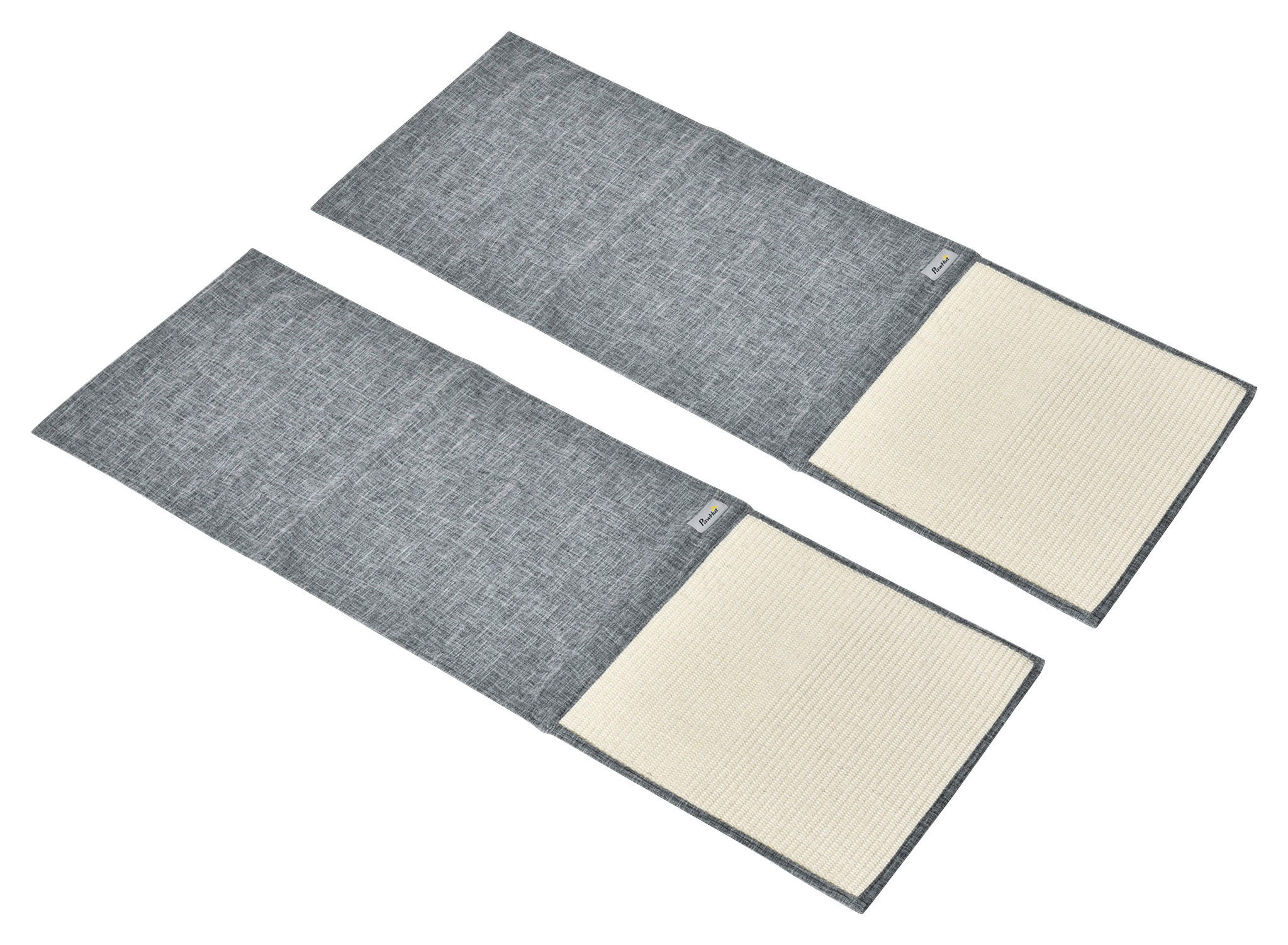 PawHut Tier-Zubehör grau Sisal B/H/L: ca. 45x130x0,3 cm Kratzebrett - grau (0,30/45,00/130,00cm) - PawHut