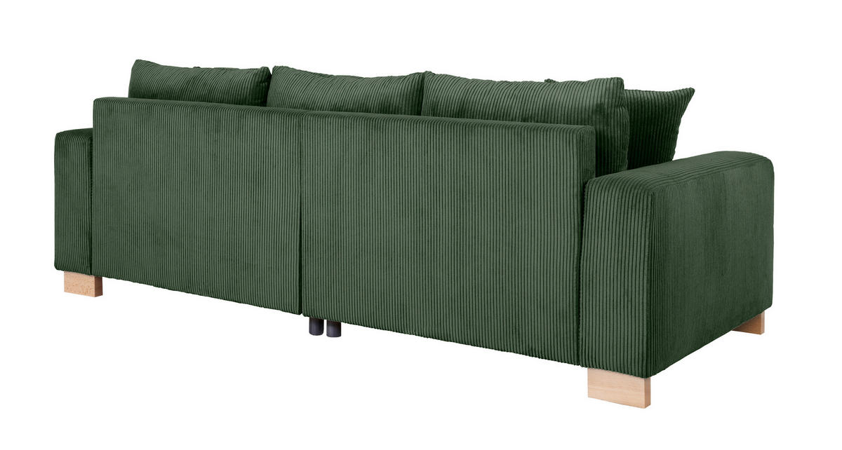 Big Sofa Alpha New grün Microfaser B/H/T: ca. 244x85x112 cm Alpha New - buche/grün (244,00/85,00/112,00cm)
