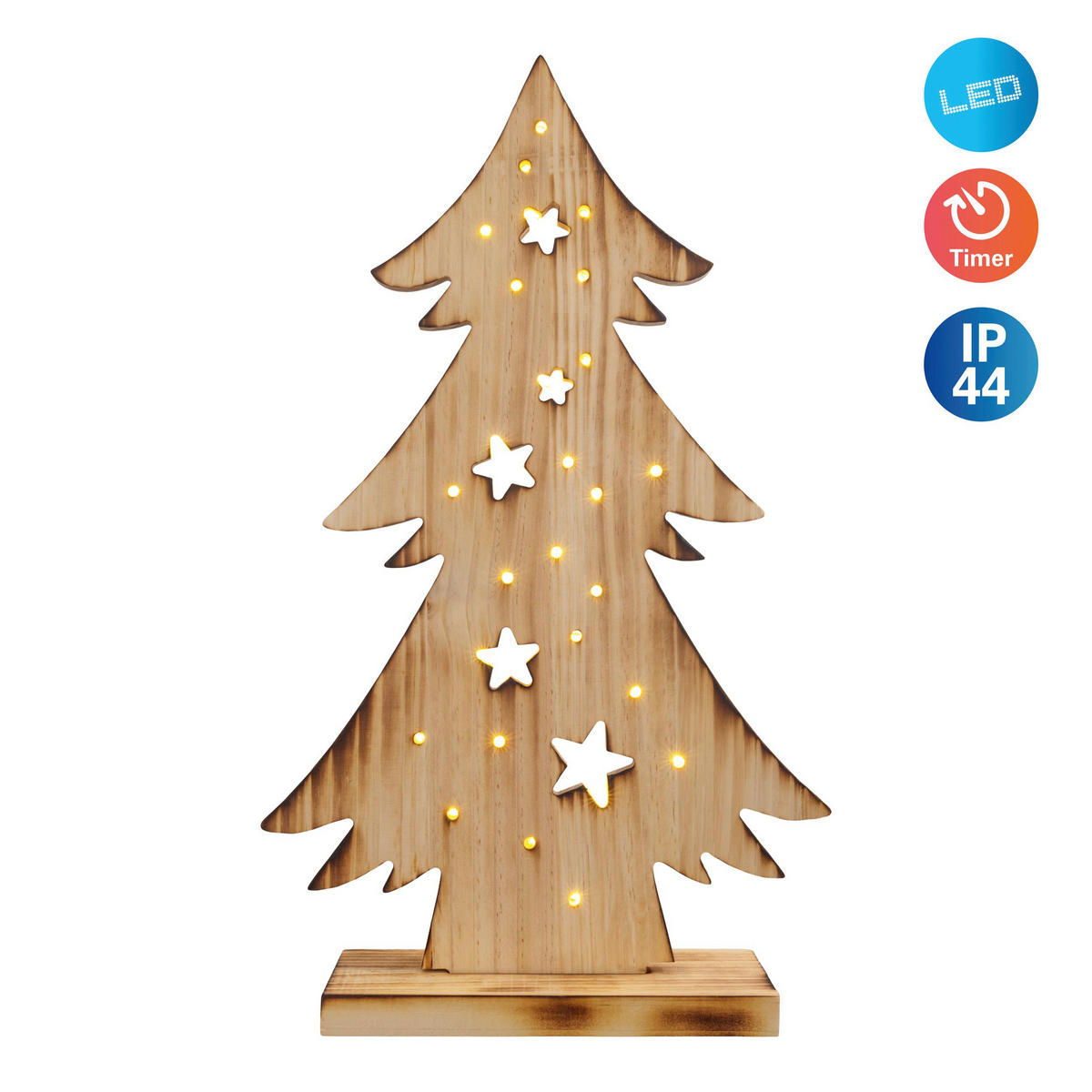 Näve Leuchten LED-Dekoleuchte Tannenbaum Tannenbaum - natur (11,00/47,00/22,00cm) - Näve Leuchten
