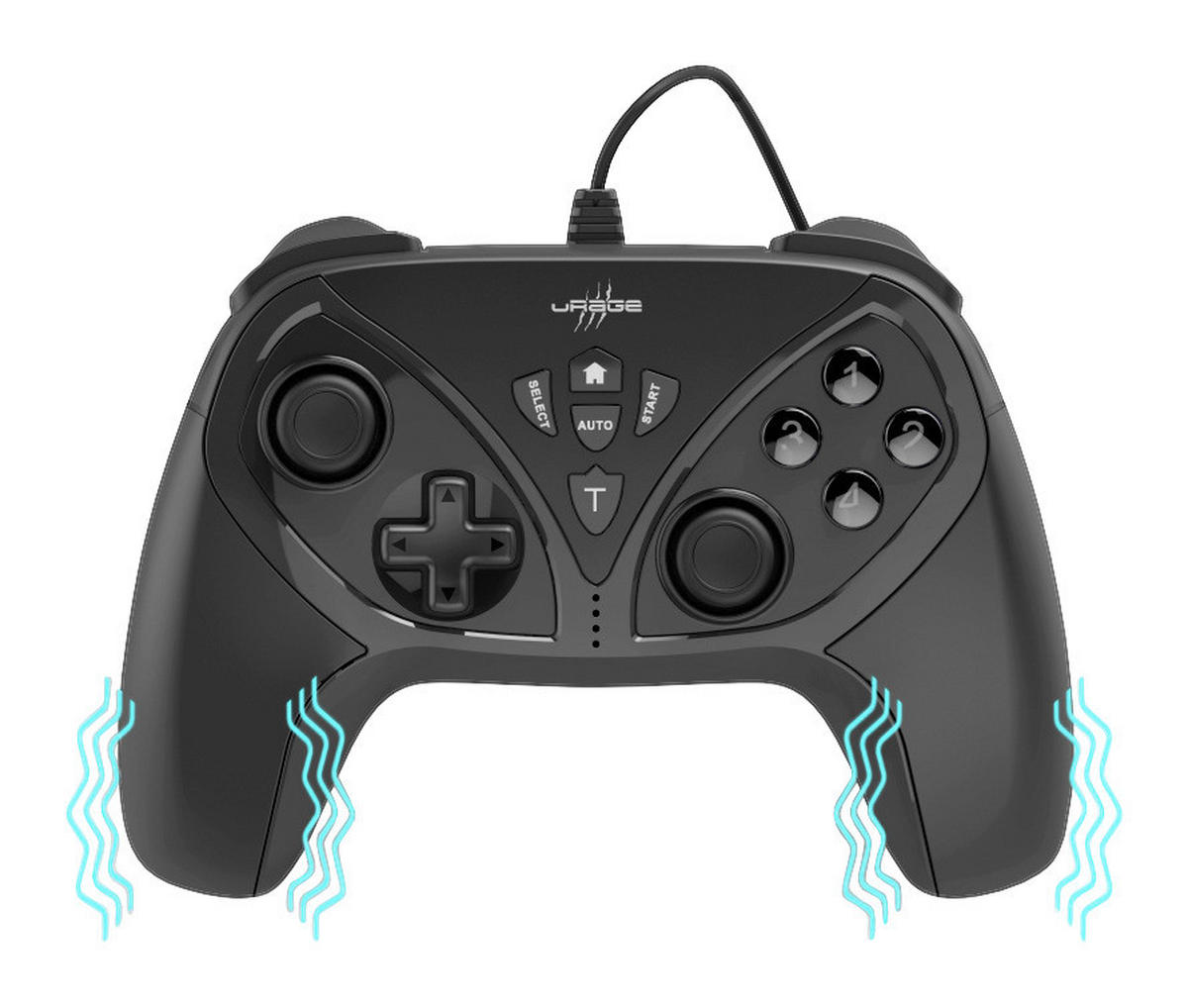 uRage Gamepad schwarz Gamepad_Vendetta_210_uRage - schwarz (17,60/14,20/6,70cm) - uRage