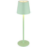 GLOBO LED-Tischleuchte hellgrün Opal Metall Kunststoff H/D: ca. 36x10,6 cm VANNIE - hellgrün/Opal (10,60/36,00cm) - GLOBO