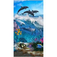Strandtuch Andre blau Polyester B/L: ca. 75x150 cm Andre - blau (75,00/150,00cm) - Good Morning