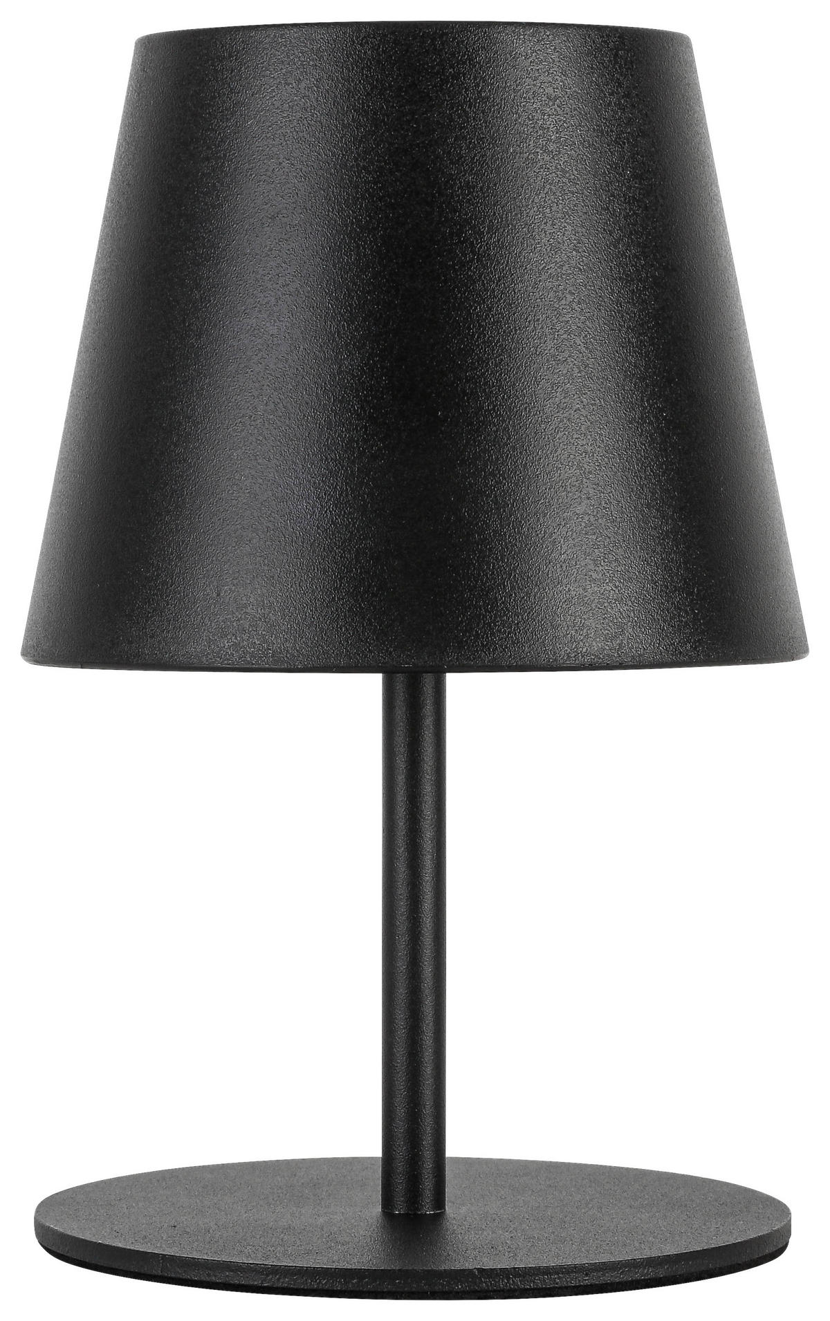 Tischleuchte schwarz H/D: ca. 36x11,5 cm Akku-Tischleuchte_Palermo schwarz - schwarz (11,50/36,00cm) - Nolo Lighting