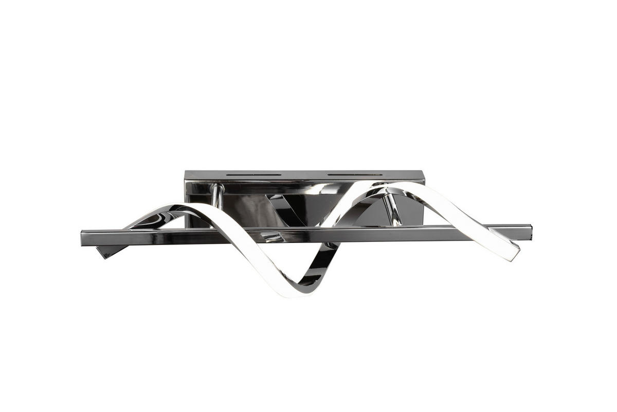 Reality LED-Wandleuchte R22201106 Isabel Chrom Metall B/H: ca. 46x12 cm 1 Brennstellen Isabel - Chrom (46,00/12,00cm) - Reality
