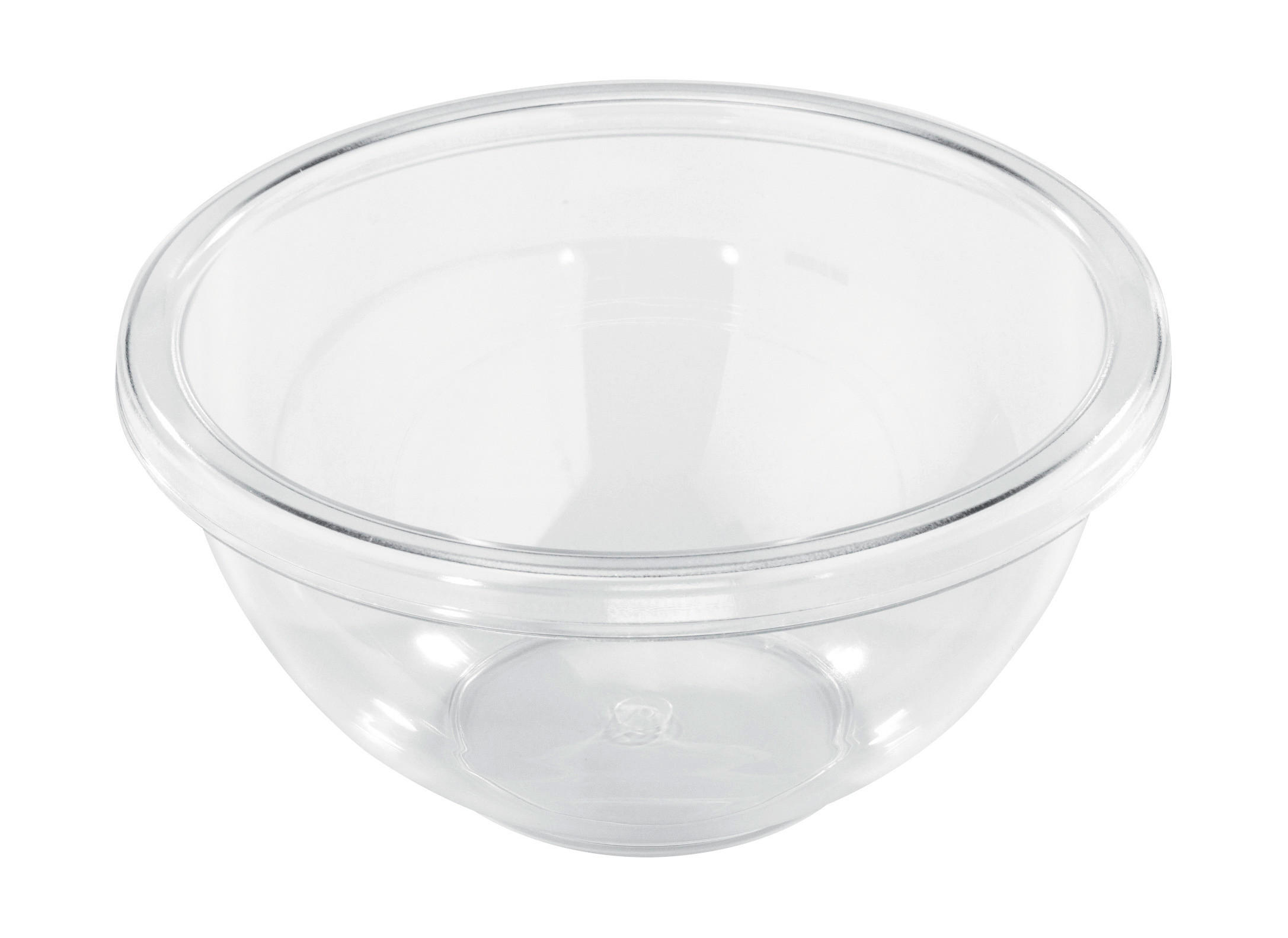 Excelsa Arabesque Salatschüssel Aus Glas – Transparent, 23 X 23 X 10 Cm, Spülmaschinenfest & Mikrowellengeeignet