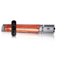 Alpina Wandheizstrahler 871125218779 silber B/H/L: ca. 11x12x58 cm ca. 2000 W Wandheizstrahler Halogen - silber (58,00/11,00/12,00cm) - Alpina