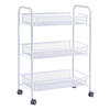 Zeller Rollwagen weiß Mesh B/H/L: ca. 26x63x44 cm Rollwagen - weiß (44,00/26,00/63,00cm) - Zeller