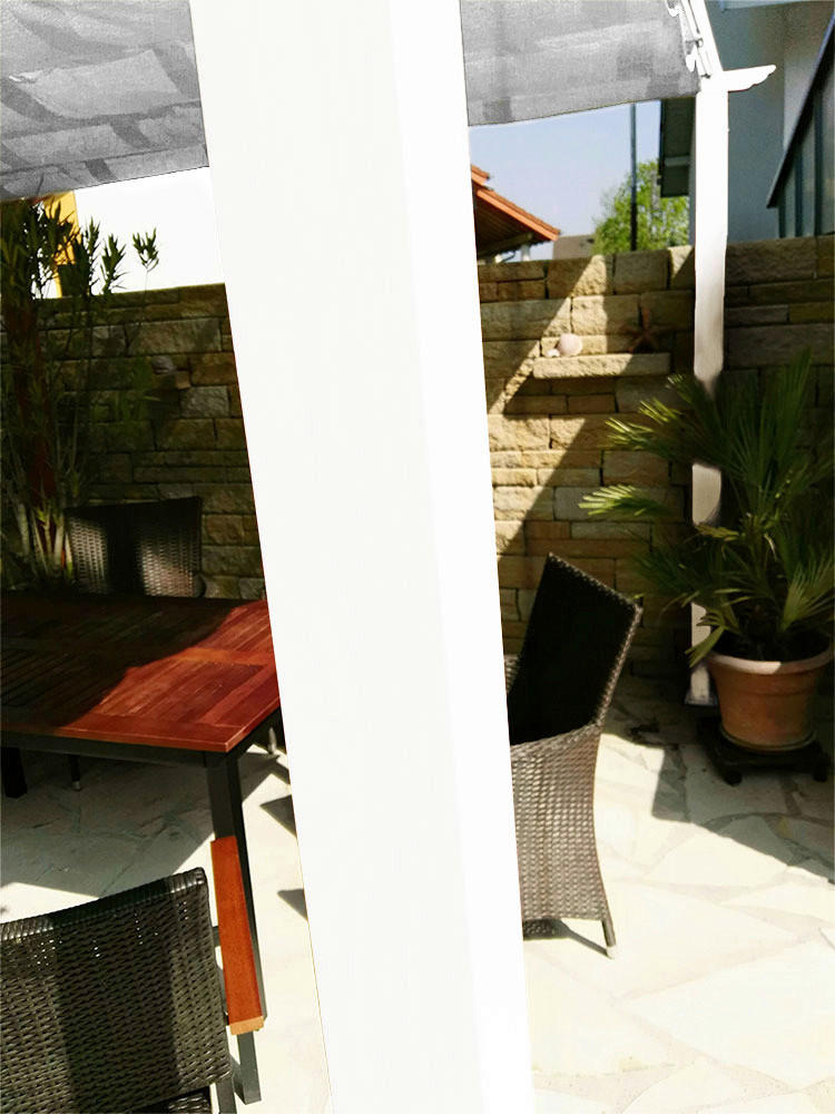 Paragon Outdoor Pavillon Florida weiß Metall B/H/L: ca. 350x235x350 cm Florida - weiß (350,00/350,00/235,00cm)