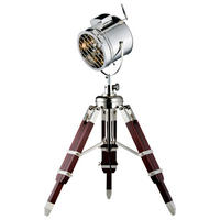 SPOT Light Stehleuchte SP-1223127  Movie Alu natur Metall Holz Aluminium H/D: ca. 90x43 cm E27 1 Brennstellen Movie - natur/Alu (43,00/90,00cm) - SPOT Light