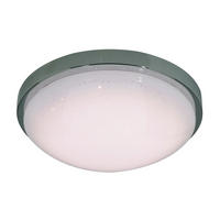 Näve Leuchten LED-Deckenleuchte Chrom Metall Kunststoff B/H/T/D: ca. 29x9x29x29 cm CATANIA - Chrom (29,00/9,00/29,00cm) - Näve Leuchten